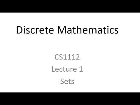 Discrete Mathematics _Set Theory ( part 1) /الرياضيات المتقطعة - نظرية الأعداد