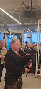 A parade of shoppers have been led into Glasgow Fort's new Primark by a piper as staff lined the aisles with flags. | Glasgow Times