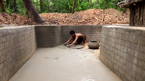 Building a Jungle Swimming Pool Around an Underground Home