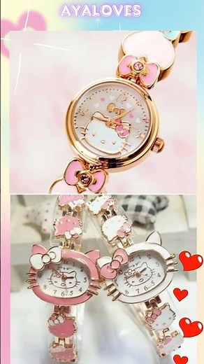 💫 Sanrio Hello Kitty Watch 💕⌚ | Pink Kawaii Style! #kawaiilifestyle #kawaiilifestyle #sanriolovers