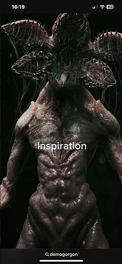 Drawing a demogorgon