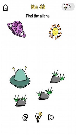 Brain Out Level 48 Find the aliens