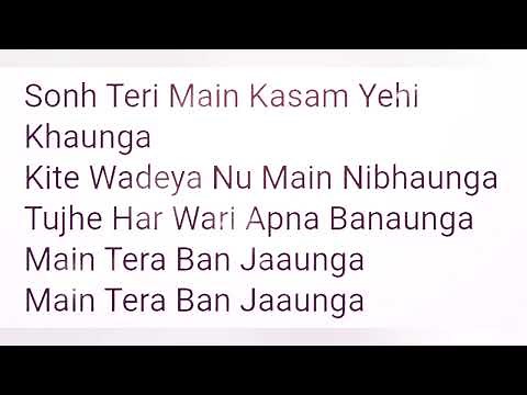 Meri rahe tere tak hai song lyrics | Tulsi Kumar | Kabir Singh movie @LL