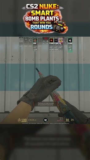 CS2 Nuke Smart Bomb Plants That Win You Rounds 💣 #cs2 #csgo #counterstrike2 #gaming #fps