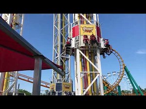 Valleyfair Power Tower On-Ride (No Copyright)