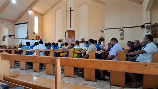 #2026DedicationService | Staff and officials from the Ministry of Fisheries and Forestry actively took part as members of the choir during the Dedication Church Service held at the Centenary Methodist Church in Suva today. Their participation was a significant part of the service, demonstrating their involvement and support for the Ministry's special church service. | Ministry of Fisheries, Fiji