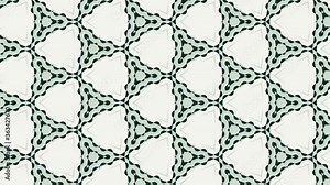 Motion graphic of symmetrically arranged pyramid shaped elements rotating clockwise