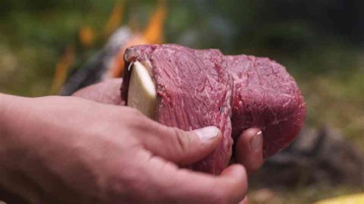 How villagers fry a whole block of cheese the traditional way