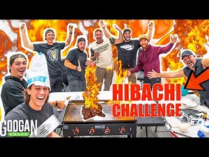Googan Squad HIBACHI Chef Cooking Challenge! (Dangerous)