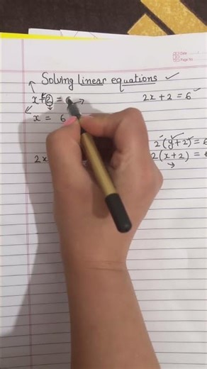 Solving linear equations.