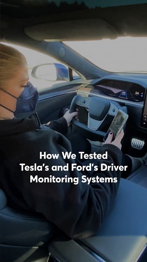 4.7K views · 56 reactions | Our tests reveal that Tesla’s camera-based driver monitoring system fails to keep a driver's attention on the road. Ford's BlueCruise issues an alert when the driver's eyes are diverted. Learn more at cr.org/FordBlueCruise | Consumer Reports | Facebook