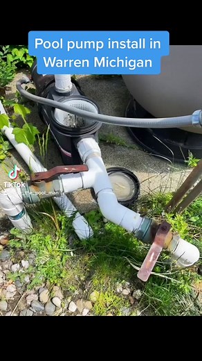 New Hayward super pump install! #danthepoolman #haywardpump #pool #tiktok #fyp #summer2022