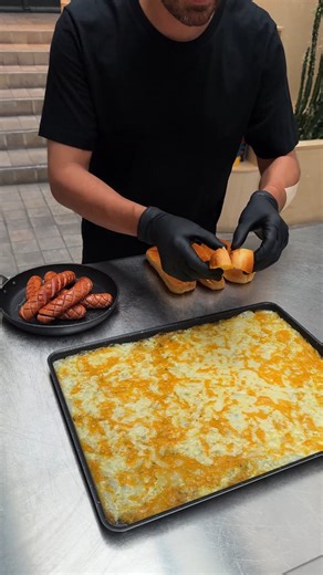 Grilled Cheese Hot Dog! Two classics, one melty masterpiece 🧀🌭 | Chefclub Network