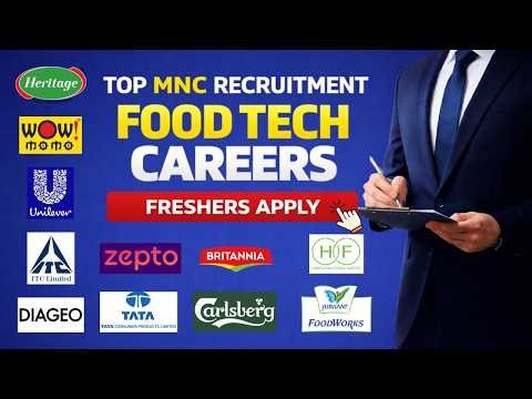 Food Technology Jobs 2026 Quality, Production & FMCG Openings
