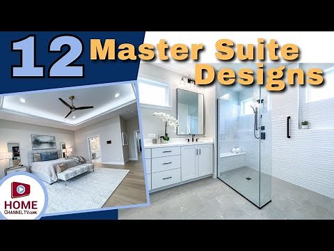 12 BEAUTIFUL Master Bedroom & Bathroom Interior Design Ideas