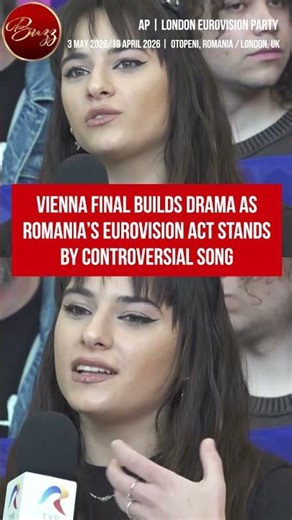 Romania’s Eurovision Entry ‘Choke Me’ Sparks Controversy; Singer Breaks Silence Before Vienna Final