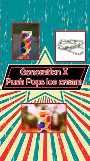Have you ever had the old-school Push Pops ice cream? #nostalgia #childhoodmemories #80s