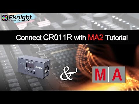 Connect CR011R with MA onpc Tutorial
