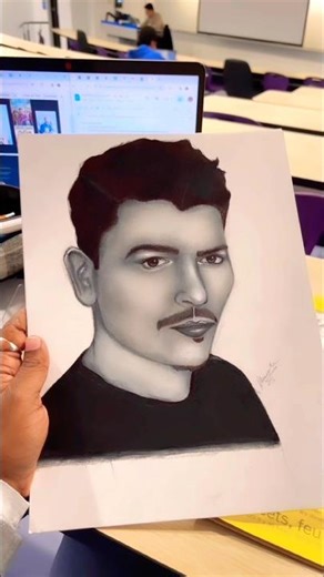 Drawing and trusting the process 🫣 #shorts #art #artist #artwork #drawing #sketch #artshorts