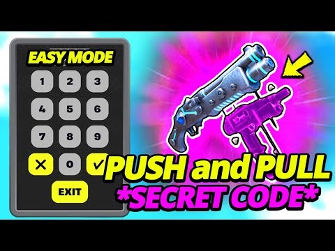 How to EASILY GET Push & Pull SMG Shotgun SECRET CODE in Fortnite 1V1 WITH EVERY GUN