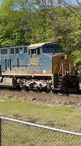CSX ES44AH #3082 Leads the Intermodal Train #shorts #csx #es44ah #intermodaltrain #es44