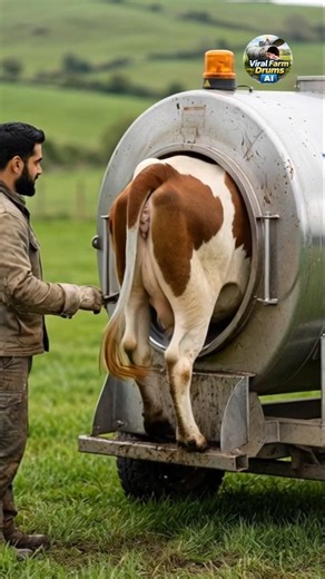 This Cow Farm Machine Looks Real But It’s AI 😳