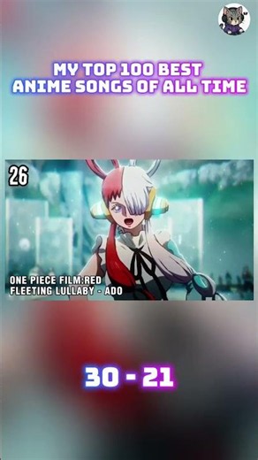 TOP 100 BEST ANIME SONGS OF ALL TIME PART 8