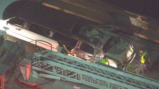 Limousine Catches Fire, Killing 5 Women