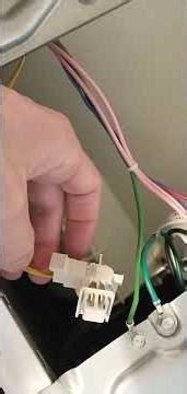 Easy fix! Replace water level pressure switch sensor for washing machine. E1 F3 error code.