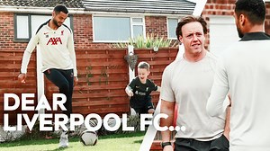 When Sean and Liam’s father passed away suddenly at Anfield, Sean stepped up to be a father figure at just 13 years old. He’s gone on to suffer further loss in his life but always remained strong and been there to help others. It’s time for a very emotional Dear Liverpool… | Liverpool FC