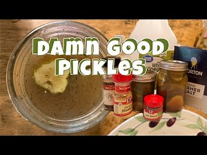Beginner Canning Pickles with Rose