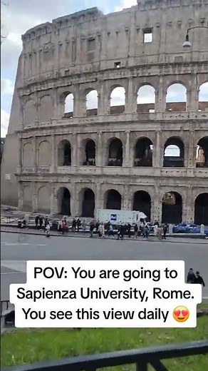 POV You Study at Sapienza University and See This Every Day 😍🏛️
