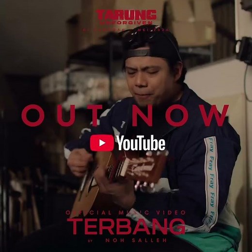 Music Video Terbang by Noh Salleh is now on Youtube #TarungUnforgiven Fight in Cinemas 7 May 2026