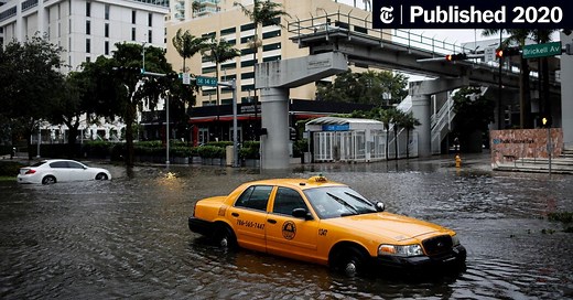 Tropical Storm Eta Causes Flooding in South Florida (Published 2020)