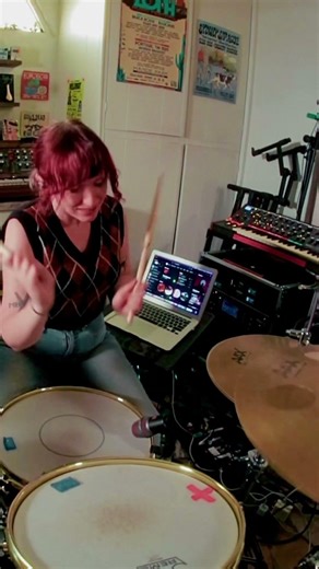 Meghan Herring giving her 16" AAX O-Zone a hardcore workout