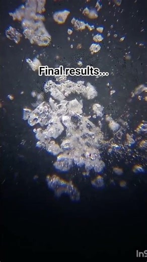 this is how salt looks under microscope#science#microscope #salt