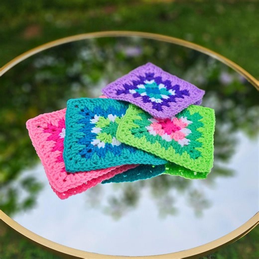 Easy Spiked Stitch Granny Square Crochet Pattern: Beginner-friendly (PDF Download) - Etsy