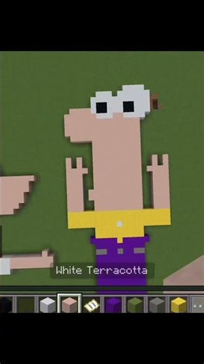 Phineas and Ferb Map Art Time-lapse #minecraft #phineasandferb #quickbuild #timelapse #building