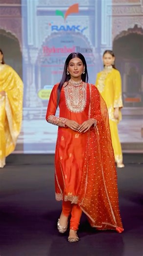 Yaksi Deepthi Reddy on Instagram: "VARNA MANJARI - signature collection by @yaksideepthireddy a poetic celebration of colour, craft, and culture. Show: @timesfashionweek Jewellery: @manjulajewellers Decor: @bluelotusby_sandhyareddy #yaksideepthireddy #kanchipattusaree"