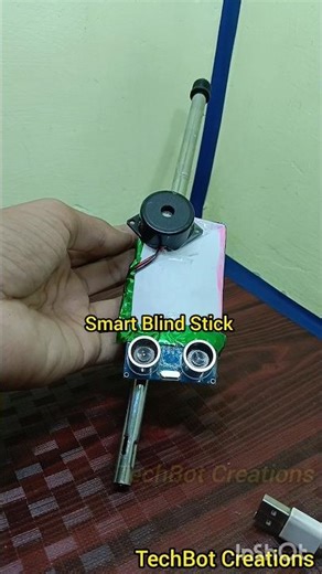 “Smart Blind Stick 👀 | Arduino Project”#arduinoproject #arduino #diy #electronic