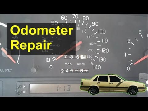 How to replace the odometer gear in your Volvo 850 so it will count miles again. Replacement - REMIX