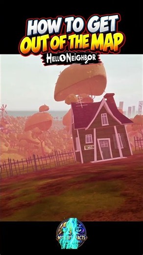 How to Get OUT of the Map in Hello Neighbor! (Out of Bounds Glitch)