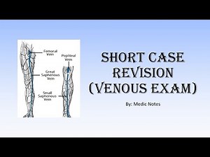 [Short case revision series] Surgery - venous system examination, lipodermatosclerosis, venous ulcer