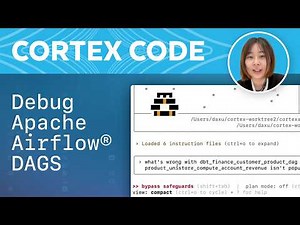Debug Apache Airflow® DAG Failures With Snowflake Cortex Code
