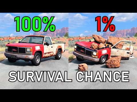 Realistic Survival Chance Crashes #19 | BeamNG.drive