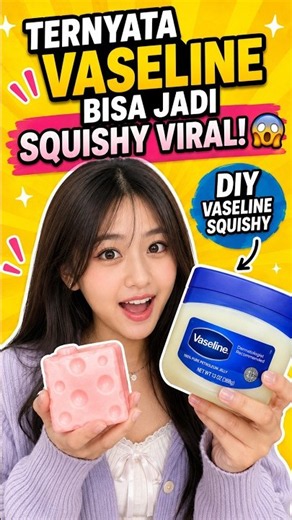 WHO KNEW VASELINE COULD BE A VIRAL SQUISHY! 😱 | DIY VASELINE SQUISHY