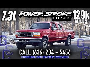 7.3 Powerstroke For Sale: 1997 Ford F-250 Crew Cab Shortbed 4x4 Diesel With Only 129k Miles