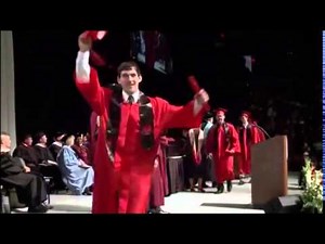 Student Attempts to Do a Backflip at College Graduation, It Goes as Horribly as You'd Expect