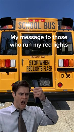 Red means stop!! #fyp #busdriverlife #busdriverchronicles #busdriversoftiktok #busdrivercomedy
