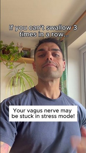 If you can't swallow 3 times in a row...